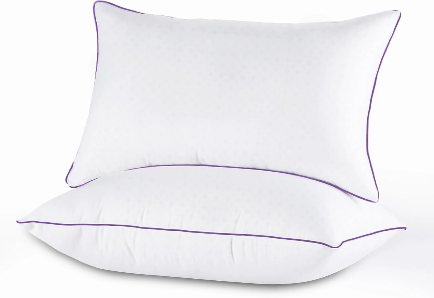 Pillows Queen Size Set of 2, Cooling and Supportive Bed Pillows with Super Soft Down Alternative Fill, Luxury Fluffy Hotel Quality for Side, Back, and Stomach Sleepers