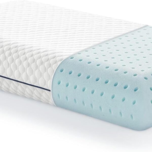 Gel Memory Foam Pillow - King Size - 1-Pack - Medium Plush Feel - Neck & Shoulder Support - For Back, Side, & Stomach Sleepers - Home, Hotel, & Hospital Essentials