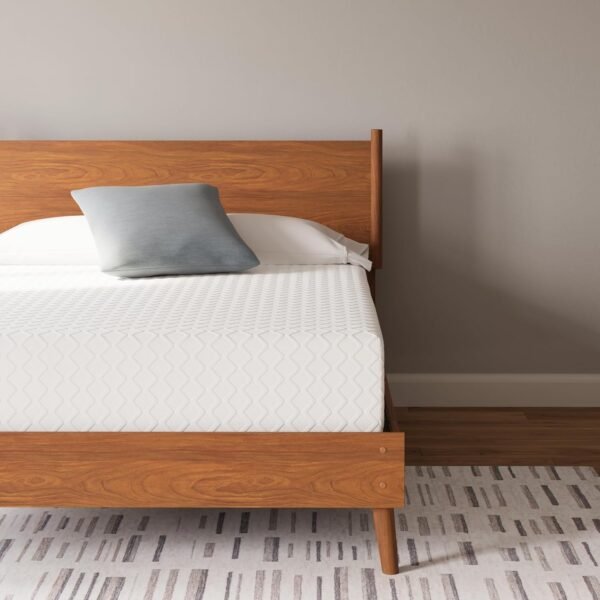 Queen Size 12 Inch Medium Firm Memory Foam Mattress with Green Tea & Charcoal Gel for Pressure Relief