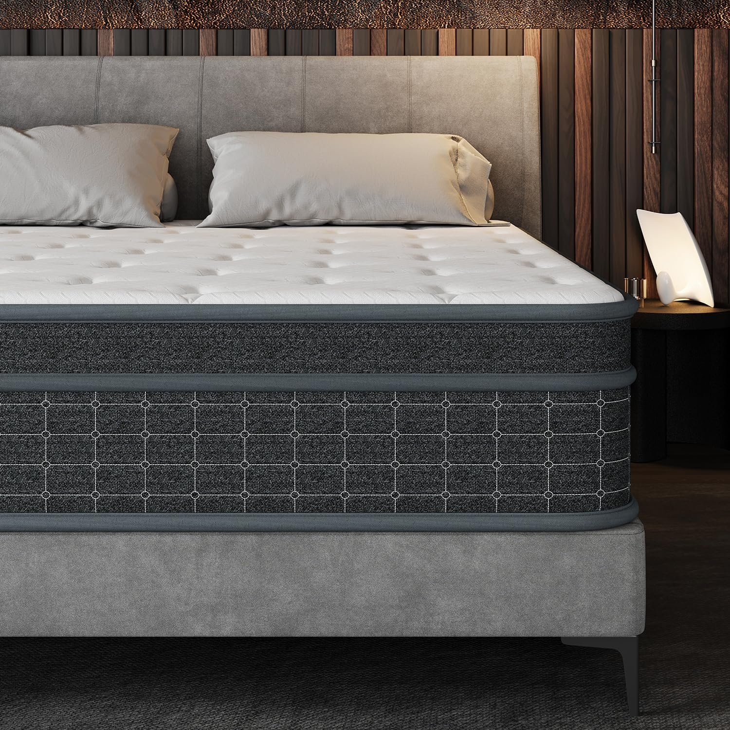 Full Size Mattress, 12 Inch Full Mattress in a Box, Individually Pocketed Springs, Pressure Relief, Motion Isolation, Provides Support, , Medium Firm