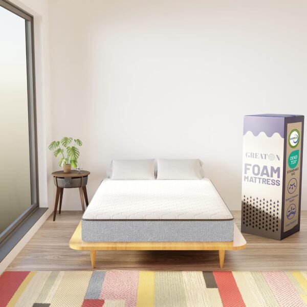, 10-Inch Medium Firm High Density Foam Mattress, Comfortable Mattress for Cooler Sleep, Supportive & Pressure Relief, Full XL, White